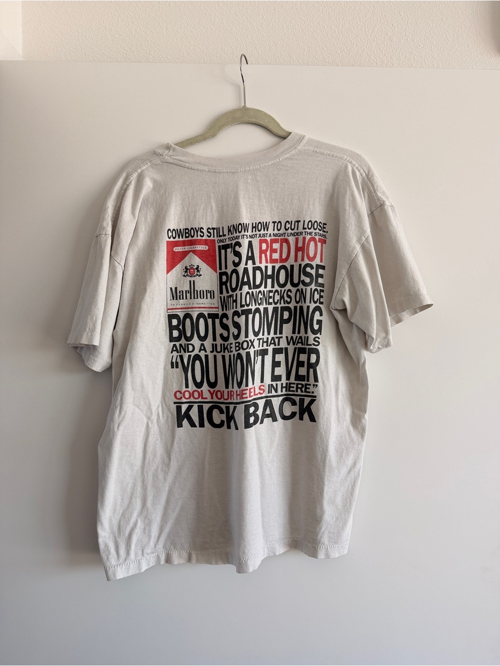 Vintage Marlboro cowboy still know how to cut loose. T shirt